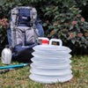 Collapsible Water Container, Accordion Jerrycan, Drinking Water Storage Jug with Spigot